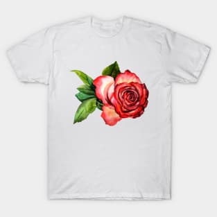 Watercolor rose T-Shirt